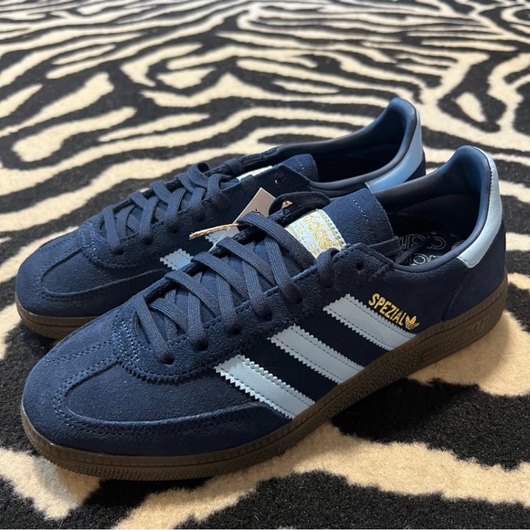 Adidas Handball Spezial Shoes Collegiate Navy Clear Sky Size Youth 5.5/Women 6.5 - Picture 9 of 16